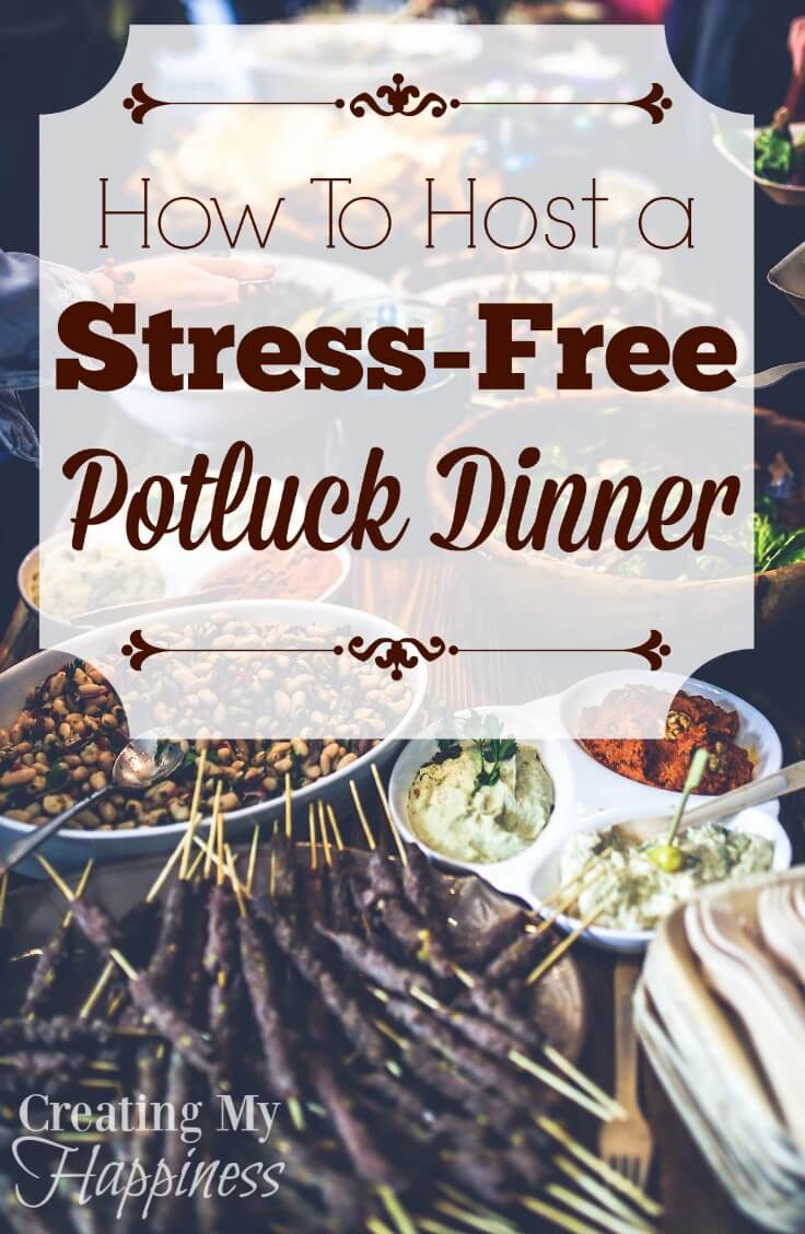 Hosting a holiday dinner doesn't have to be stressful. Just follow these simple tips to host a stress-free potluck dinner.