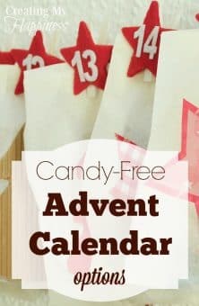 Candy-Free Advent Calendar Options | Creating My Happiness