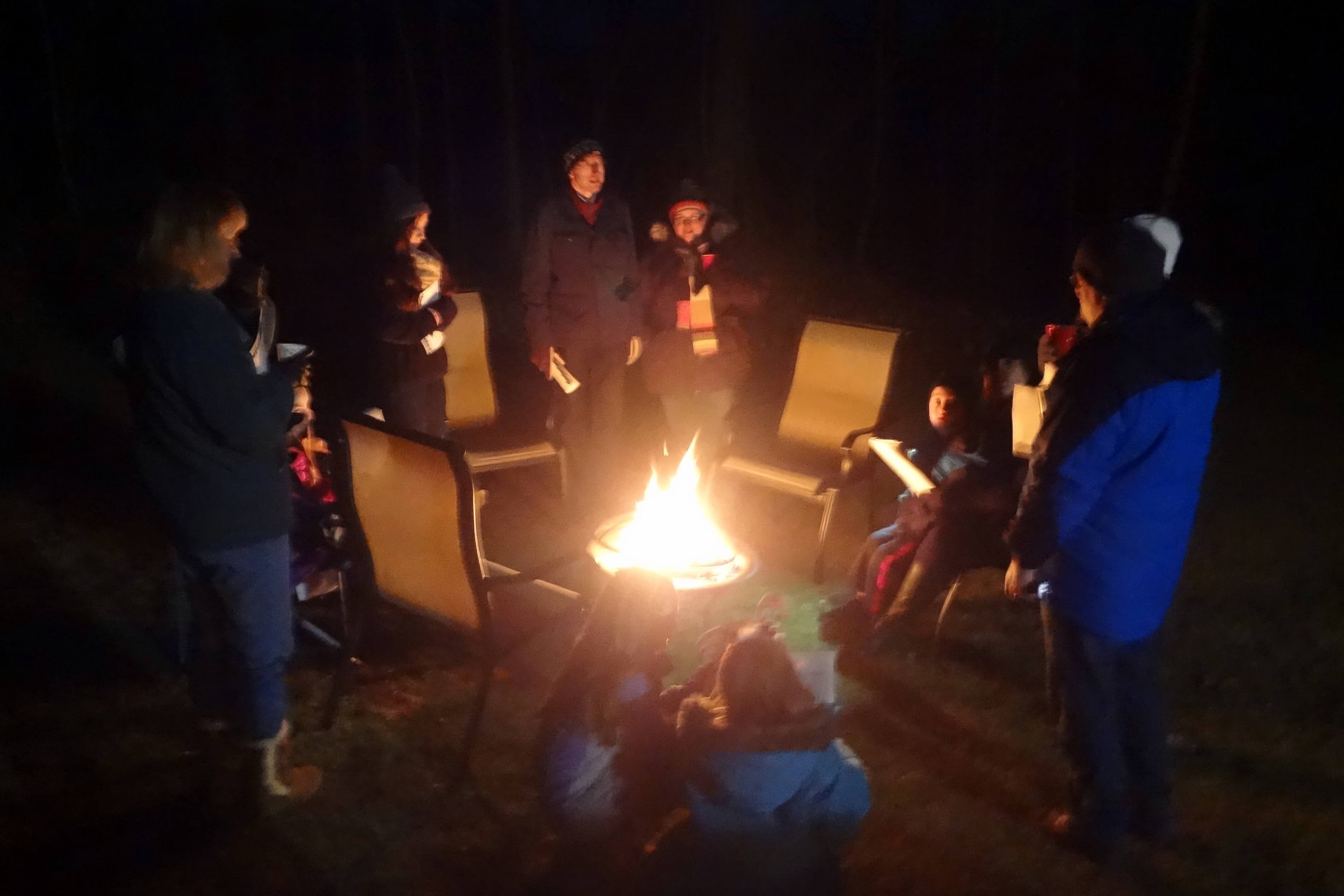 Christmas Bonfire & Carol Sing 2014 | Creating My Happiness