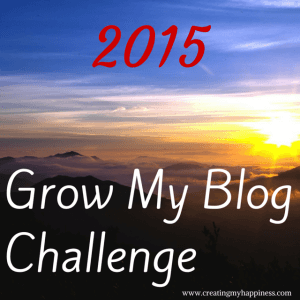 2015 Grow My Blog Challenge