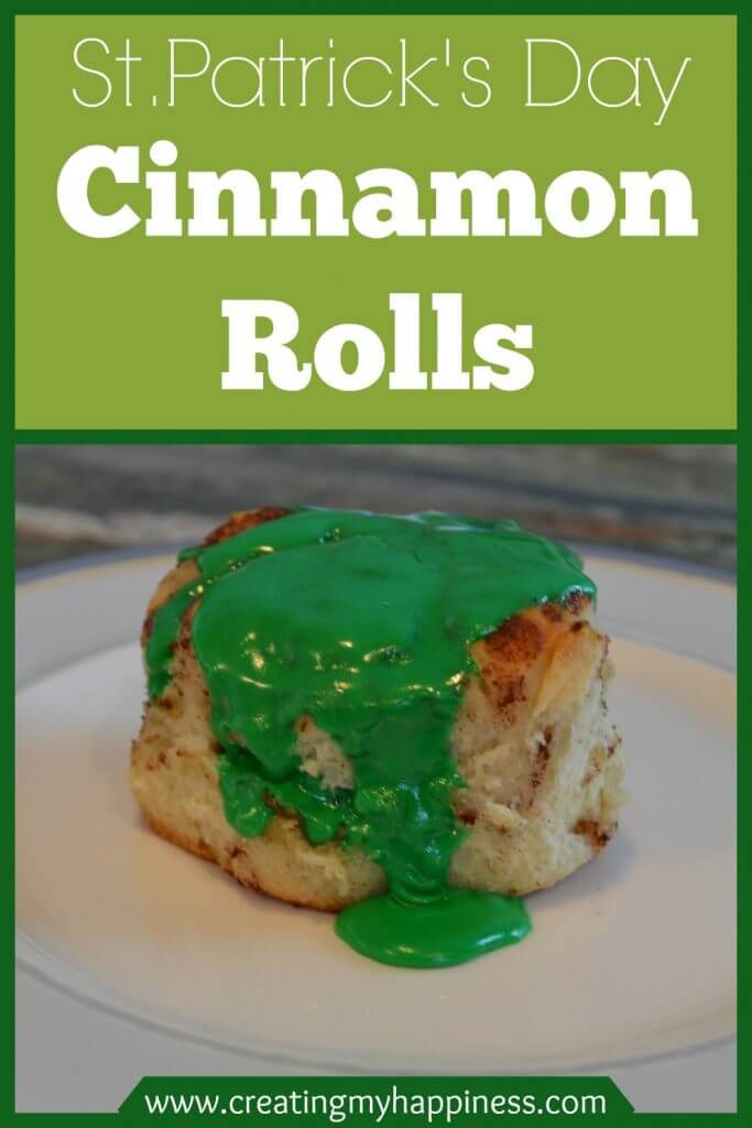 St. Patty’s Day Cinnamon Rolls | Creating My Happiness