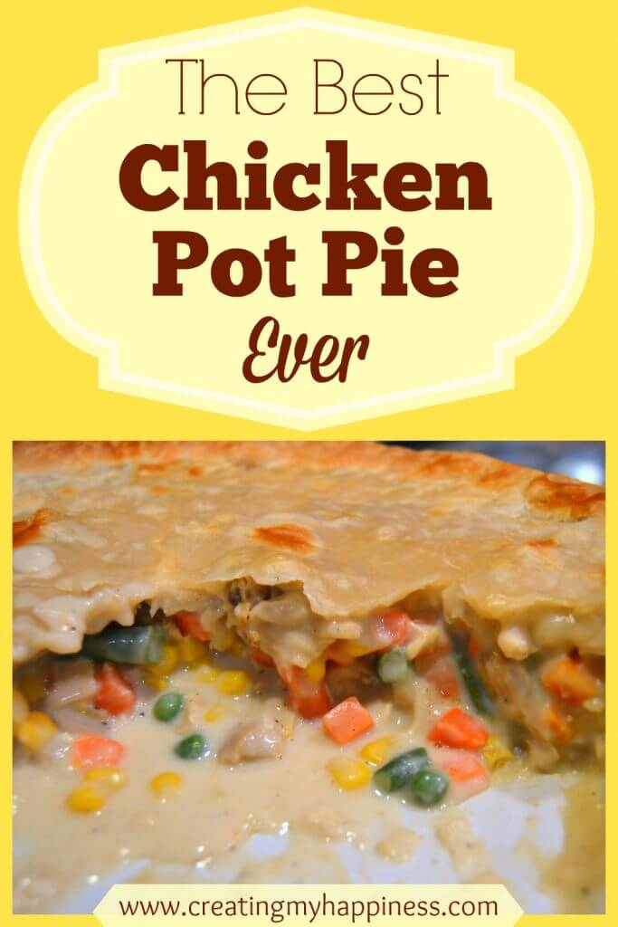 Is there anything better on a chilly night than the stick-to-your-ribs, creamy deliciousness of chicken pot pie? This recipe will not disappoint!