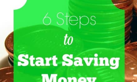 6 Steps to Start Saving Money