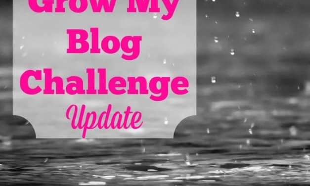April Grow My Blog Challenge Update