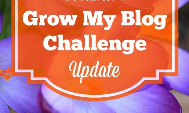 March Grow My Blog Challenge Update