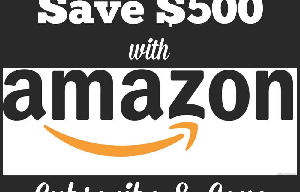 How We Save $500 with Amazon Subscribe and Save