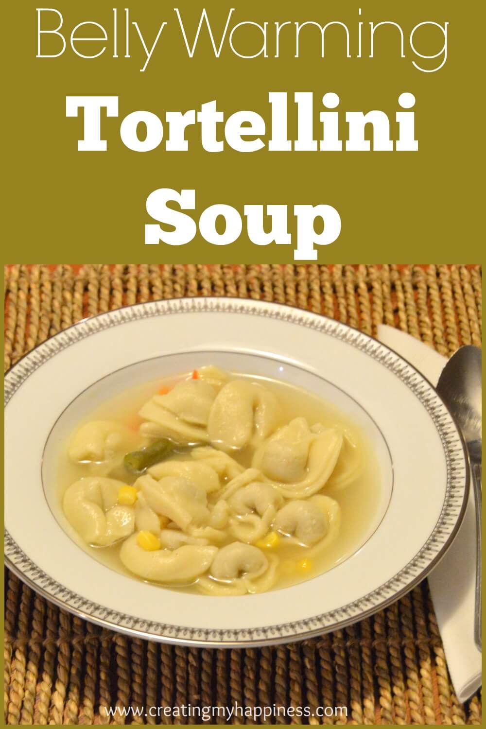 Nothing makes you feel warm from the inside out like a bowl of soup does. Here's a simple, easy to customize recipe for tortellini soup you can make in your slow cooker!