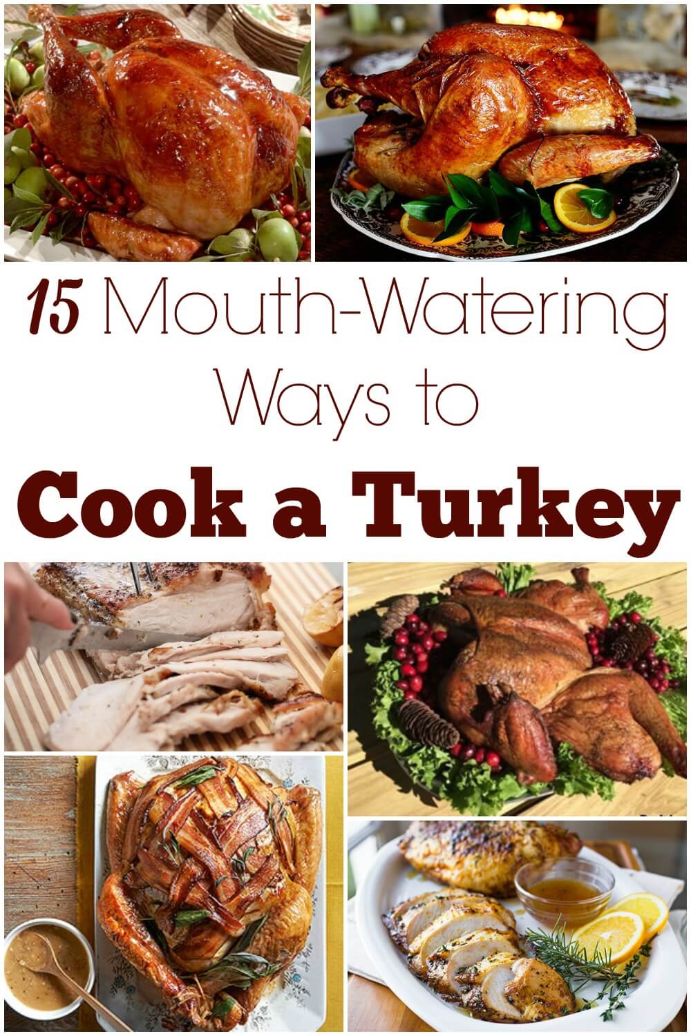 If you're looking for a can't miss recipe for your Thanksgiving or Christmas bird, check out this roundup of 15 creative, delicious ways to cook a turkey.