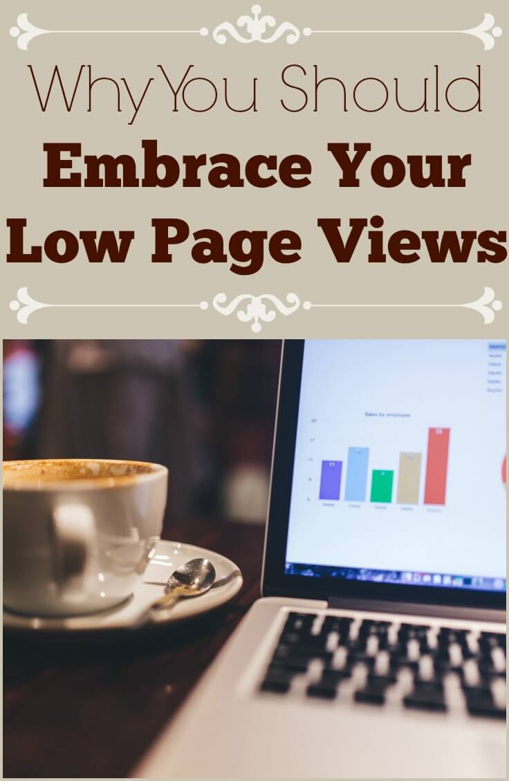 As a blogger it can be frustrating to see low page views month after month, but here are a few reasons for you to embrace your low page views while you grow.