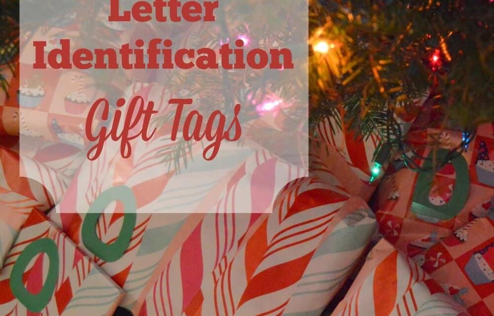 Letter Identification Gift Tags