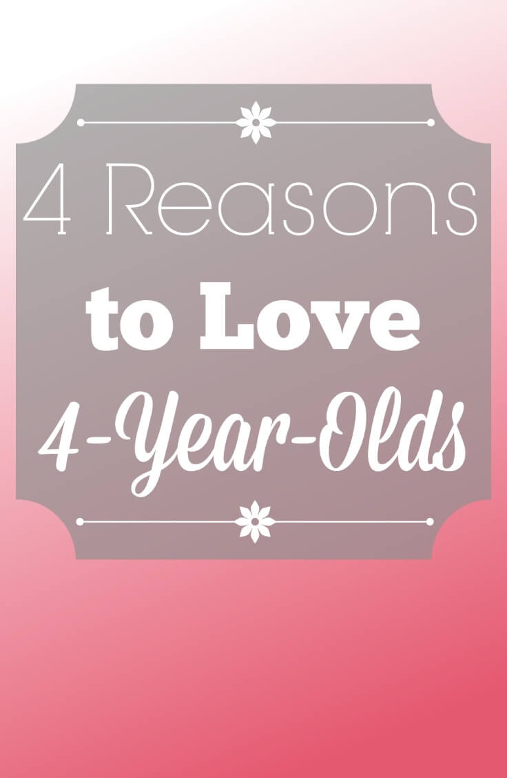 Now an annual tradition, recognizing awesome things about each every age.  Here are 4 thing to love about 4-year-olds.