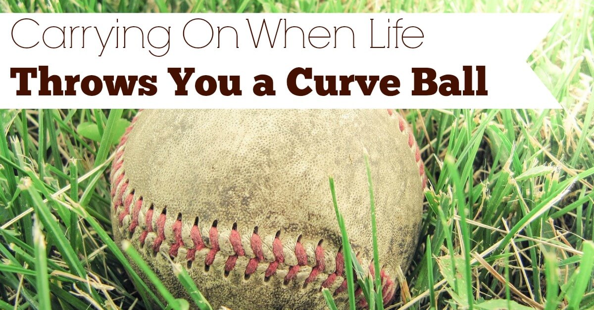Life is a delicate balancing act. So what happens when life throws a curve ball at our precariously balanced life? Read on...