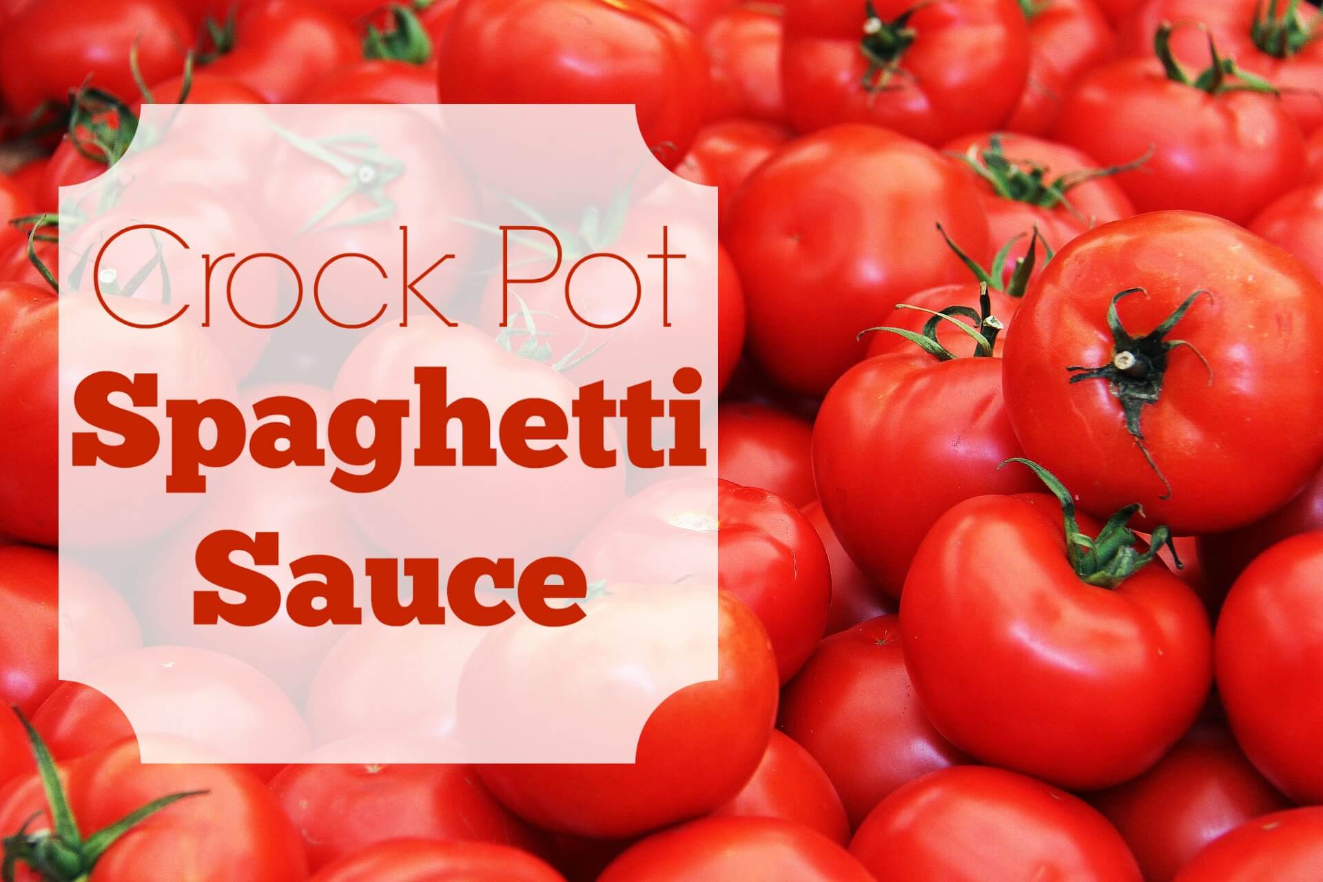 This spaghetti sauce is so fresh and delicious, you'll never want to buy jarred sauce again. You'll love this healthier, tastier sauce!