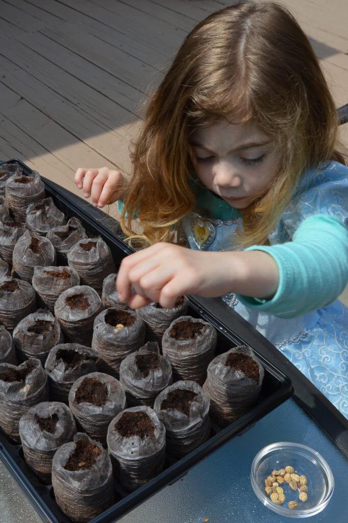 Managing a garden is a great way for kids to learn responsibility and care of the earth. Here's how we got started with growing from seed.