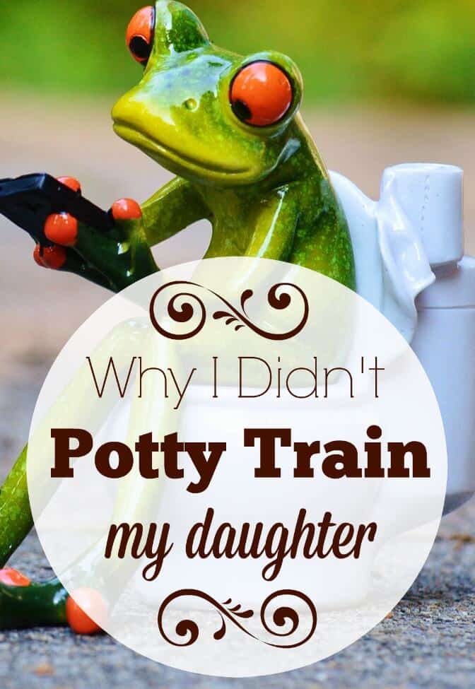 It's true! No matter what anyone tells you, you don't have to potty train your kids. Here's why we decided not to potty train our daughter.