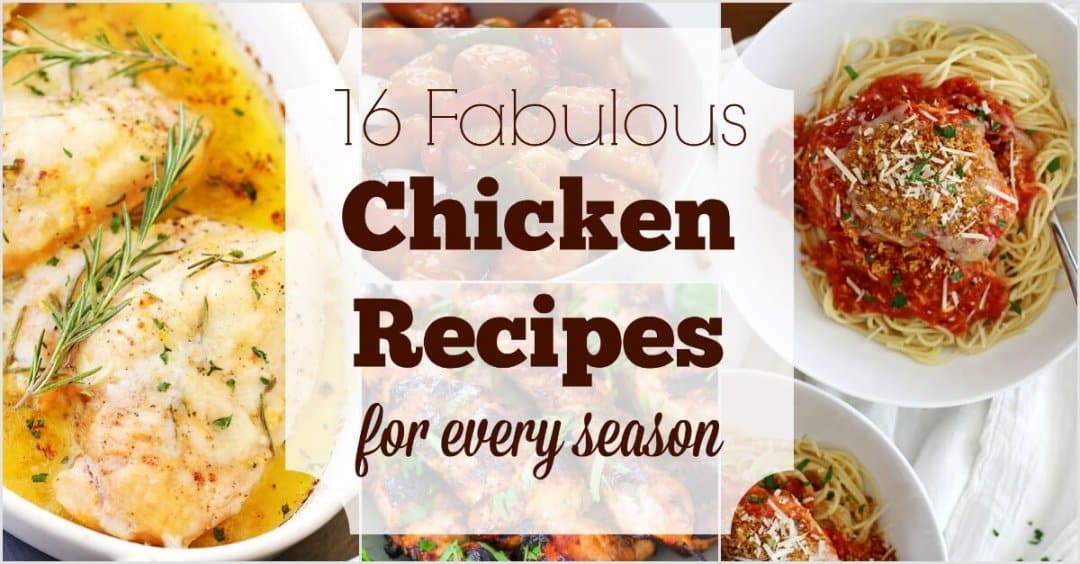 16 Fabulous Chicken Recipes for Every Season | Creating My Happiness