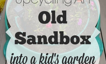 Upcycling an Old Sandbox Into a Kid’s Garden
