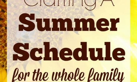 Crafting a Summer Schedule For the Whole Family