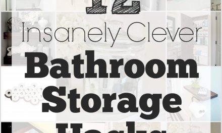 12 Insanely Clever Bathroom Storage Hacks