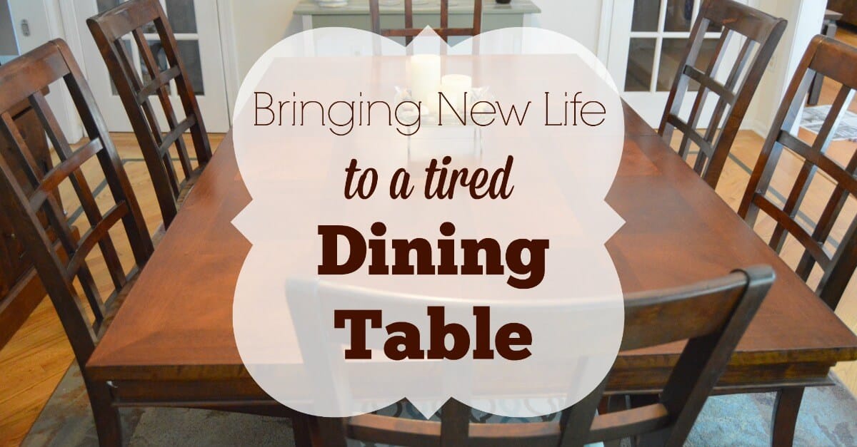 Just because your dining table isn't new doesn't mean it can't look new! Here's how I transformed my dining set from blah to beautiful.