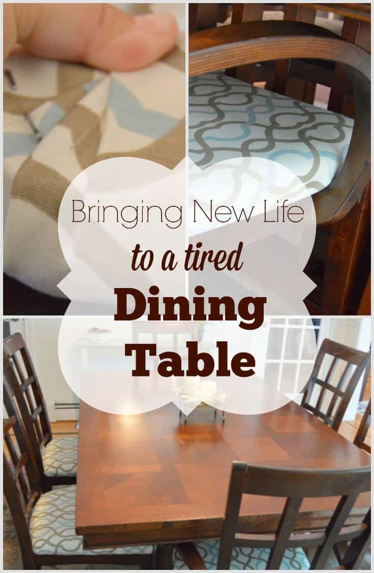 Just because your dining table isn't new doesn't mean it can't look new! Here's how I transformed my dining set from blah to beautiful.