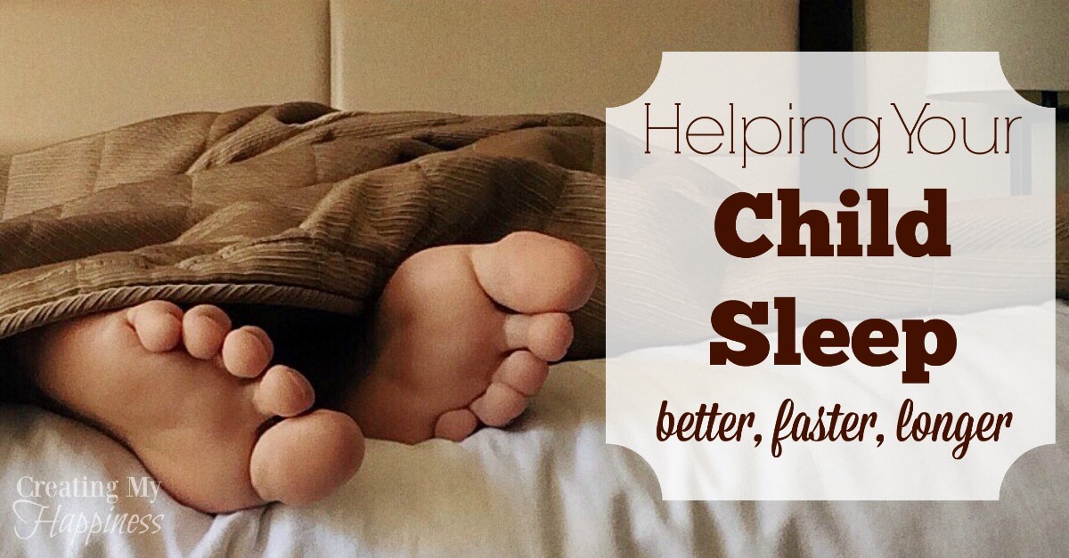 Is your child going through a disrupted sleep period? Try these simple ideas to help your child sleep better.