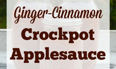 Ginger-Cinnamon Crockpot Applesauce