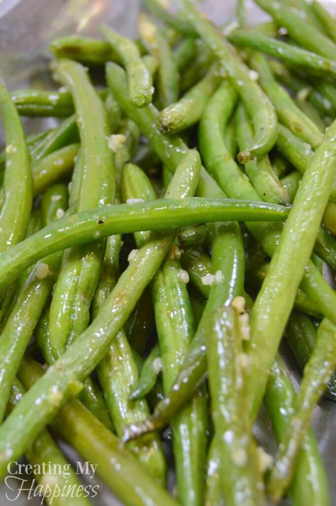 Oven Roasted Garlic Green Beans Creating My Happiness