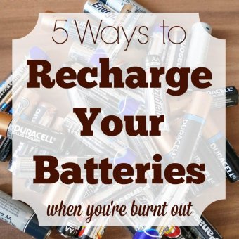 All too often we parents burn the candle at both ends and end up burnt out. Try these simple tips to recharge your batteries.