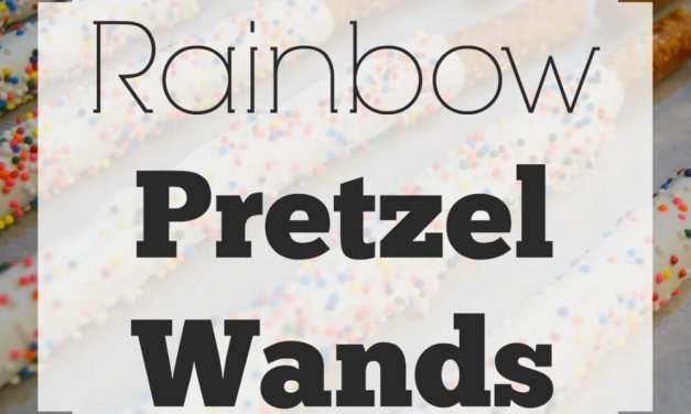 Rainbow Pretzel Wands