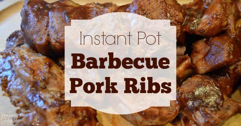 Instant Pot Barbecue Pork Ribs | Creating My Happiness