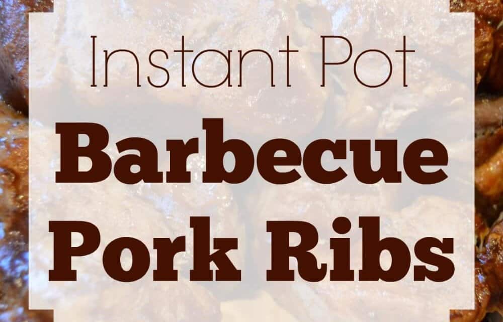 Instant Pot Barbecue Pork Ribs