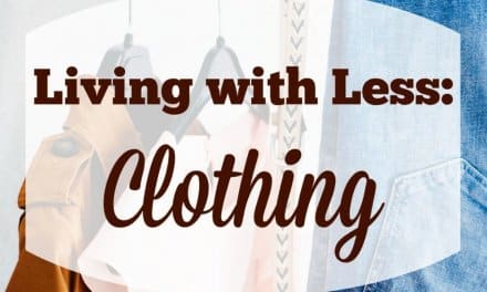 Living With Less: Clothing