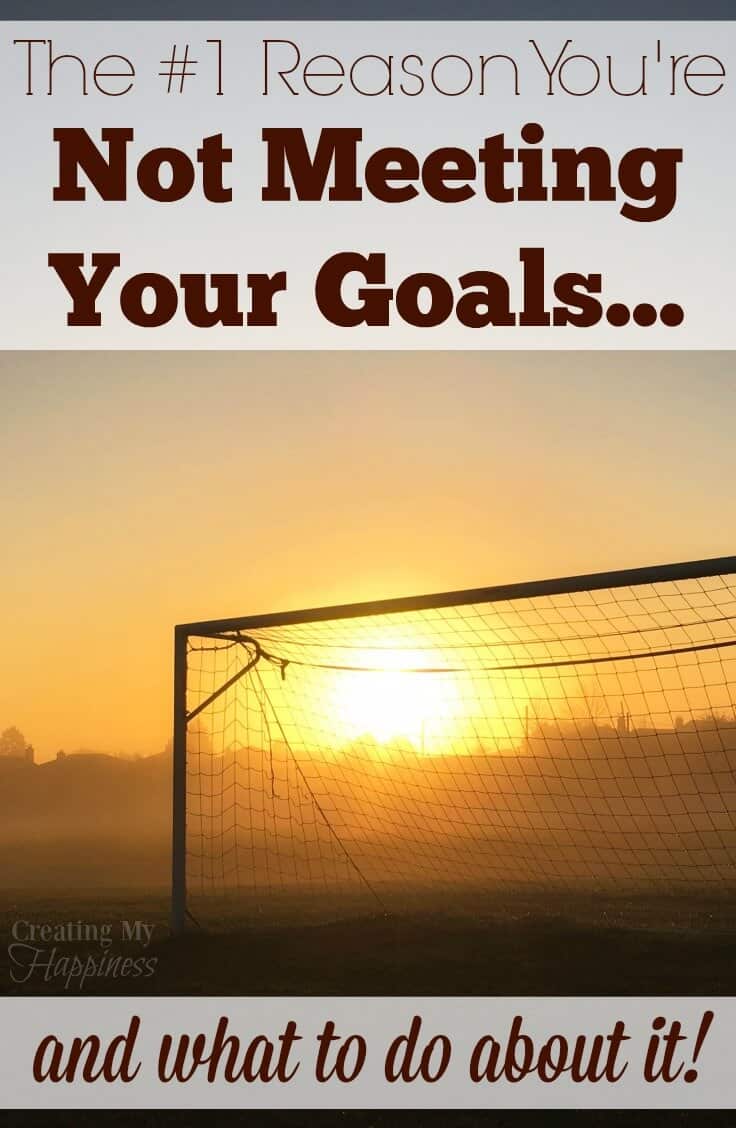 We all have goals. Ideas. To-do lists for our lifestyle, career, and fitness goals. Why then, is it so hard to meet those goals? It's not lack of desire or motivation... and what can we do about it?