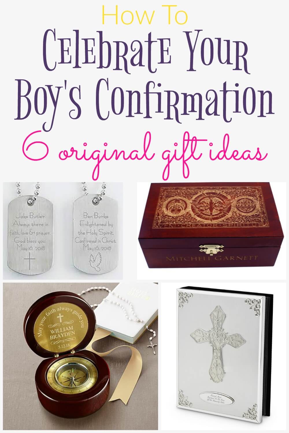 Confirmation is a religious rite of passage practiced by a variety of Christian groups including Anglicans, Catholics, and Orthodox churches. Since this ceremony is such an important moment, choosing a special and meaningful gift for the believer is essential.