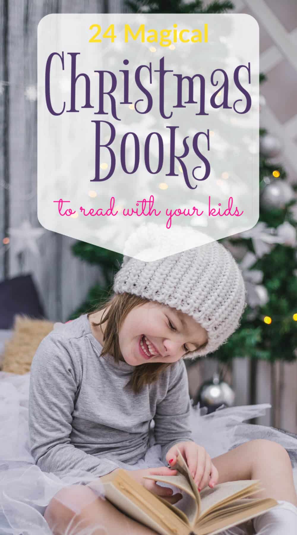 What better way to spend the evening with your kids than sharing a fun Christmas book? With this huge list, you’ll have a book to read each night of the month, making it a perfect way to celebrate the Christmas season.  To add a little more magic, wrap them up and unwrap one to read each night!