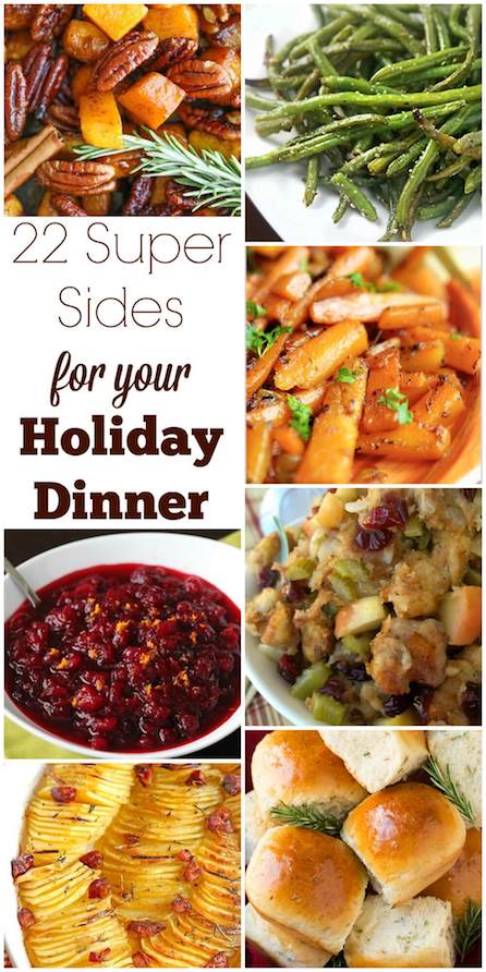 Turkey may be the main event, but side dishes are just as important. Check out this collection of delicious sides for your Thanksgiving or Christmas dinner.