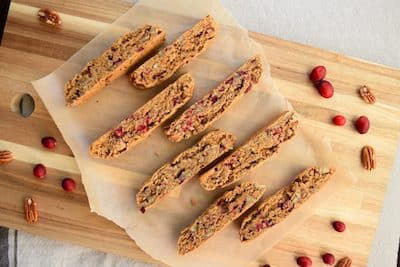 Cranberry Biscotti from Earth Powered Family