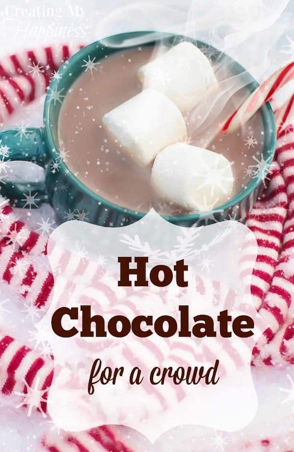 How to make Hot Chocolate for a crowd