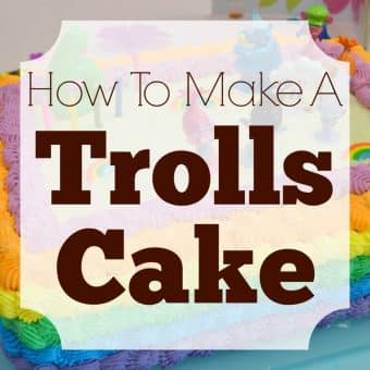 How to Make a Trolls Cake