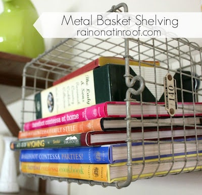 metal basket shelving